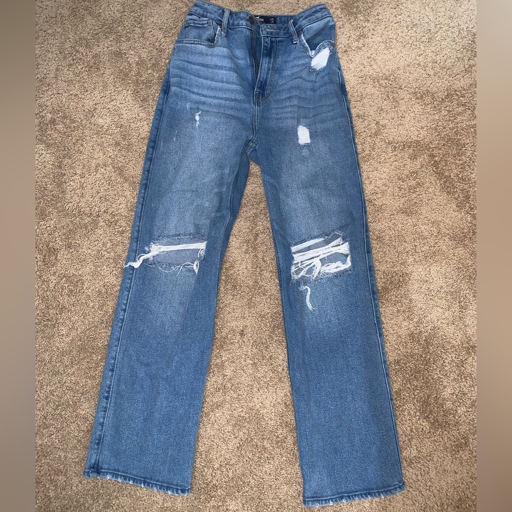 Hollister size 1s ultra high rise dad jean